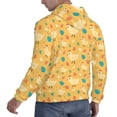 thumbnail image 6 of Wukai Flowe Chicken Print Men Hoodies Fleece Sweatshirts Long Sleeve Sweaters Pullover Fall Outfits Winter Clothes-Medium, 6 of 7