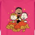 thumbnail image 2 of Peanuts - Peanuts Pumpkin Trio - Men's Crew Neck Fleece Pullover, 2 of 5