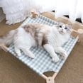 thumbnail image 4 of AMERTEER Lit pour Chaton Grande Capacité de Charge Lit Surélevé Confortable Respirant Lit pour Chat Chien pour l'Été, 4 of 10