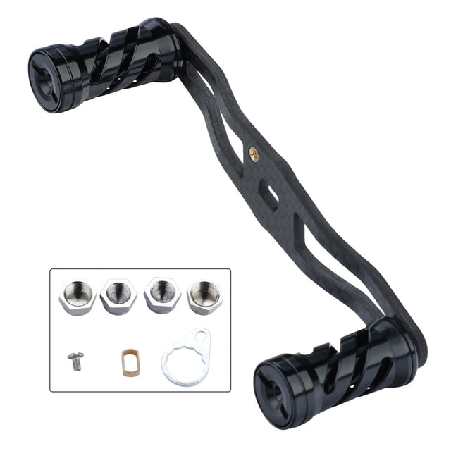 Fishing Reel Handle Aluminum Alloy Strong Durable Fish Reel Handle for Baitcasting Reel Tackle Accessory ,Rigid Aluminum Skeletal Frame