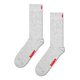 thumbnail image 4 of Happy Socks calcetines unisex, paquete de 5 - Solid Socks, mezcla de algodón, color sólido Verde/Negro/Gris/Blanco 36-40 (UK 4-7), 4 of 6