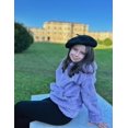 thumbnail image 4 of Arshiner Girls Hoodie Sherpa Fleece Pullover Hooded Sweatshirt for Girl Button Up Casual Outerwear Coat With Pockets, 4 of 5
