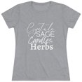 thumbnail image 2 of Crystals Sage Candles Herbs Women's Triblend Tee, 2 of 5