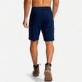 thumbnail image 3 of Nestiefly Golf Shorts for Men Lightweight Water-Resistant Flat Front Flex Solid Casual Mens Dress Shorts with Pockets Navy L, 3 of 4