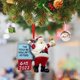 thumbnail image 3 of Adornos Navideños De Papá Noel, Adornos Colgantes Para árboles De Navidad, Decoraciones Para Fiestas Navideñas, Regalo, 3 of 7