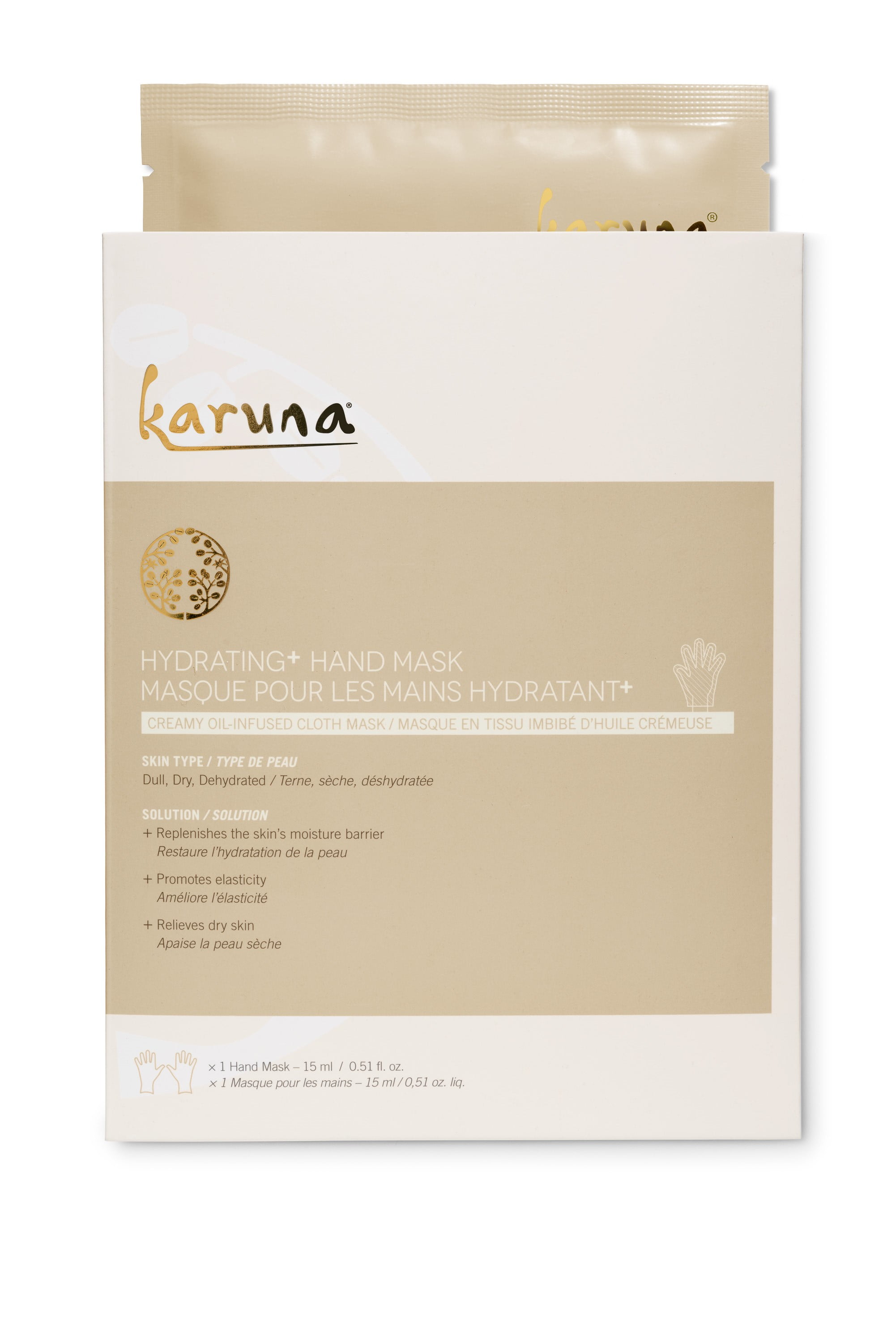 karuna hydrating hand mask