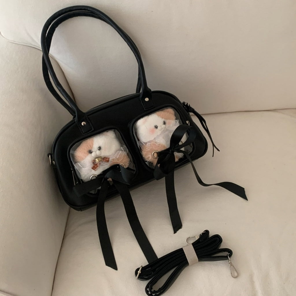 Clear Messenger Bag Fashion Ita Bag Shoulder Crossbody Bag Satchel Handbag