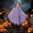 thumbnail image 6 of LILIYA Halloween Cloak Outfits Boy Girl Poncho Clothes Children Hooded Cloak Holiday Party Top Autumn Winter Outfit, 6 of 8