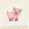 thumbnail image 4 of Inktastic Cute Pig Girls Toddler Dress, 4 of 5