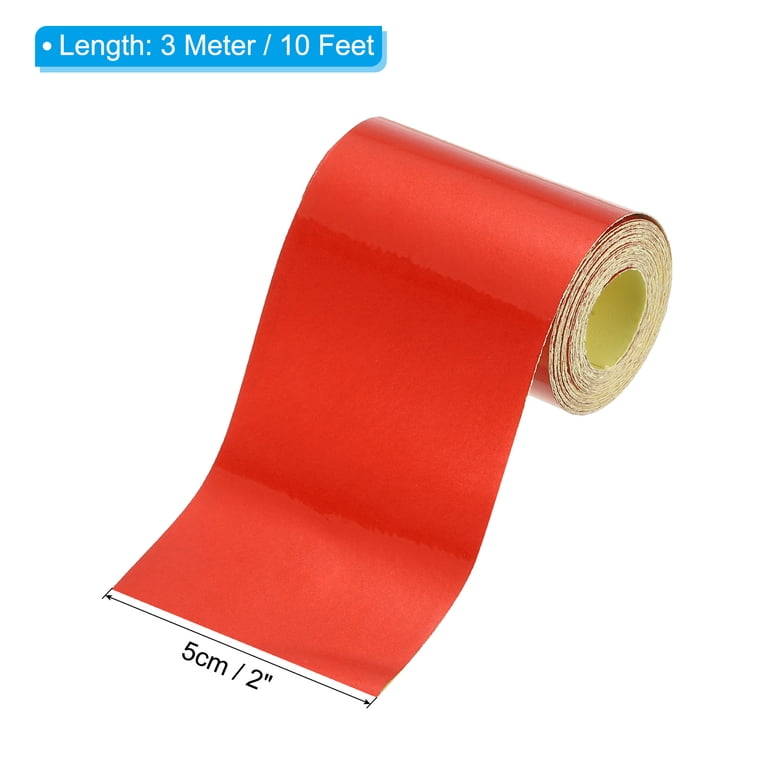 EZtar Reflective Safety Tape - 10 Pack Red & Silver, 2" X 12", DOT-C2 Approved For Trailers, Trucks, Boats