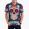 thumbnail image 1 of Balery Dead Day Party Camisa Polo de Hombre con Estampado, de Manga Corta y Tejido Medio, Camisa Tipo Golf Polo-3X-Large, 1 of 6