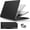 Black, variant on IBENZER MacBook Air 13 inch case 2025 2024 2023 2022 M5 A3449 M4 A3240 M3 A3113 M2 A2681, Hard Shell Case & Keyboard Cover & Type-C Adapter, Crystal Clear, W-MAT13-KK-CYCL+1TC