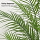 thumbnail image 3 of Yeshouse Palmera artificial en maceta blanca, palmera areca artificial para decoración del hogar, plantas de interior realistas, planta de suelo para sala de estar y oficina, sin mantenimiento, 3 of 7