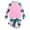 Light Pink, variant on REDARER Girls' 2-Piece Rash Guard Set – Tropical Leaf Print , Long-Sleeve UV Protection Swimwear,9-10 Years