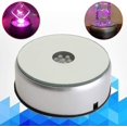 thumbnail image 1 of Led Display Base, 7 Color Changing Lights, Electric Turntable, For Glass Decoration, 3d Photo Glass, Home Textiles, 1 of 5