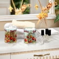 thumbnail image 4 of Yayeee 2 Pack Qtip Holder Bathroom Cotton Swab Canister with Lid Clear Dispenser Set, Blue Tomatoes, 4 of 6