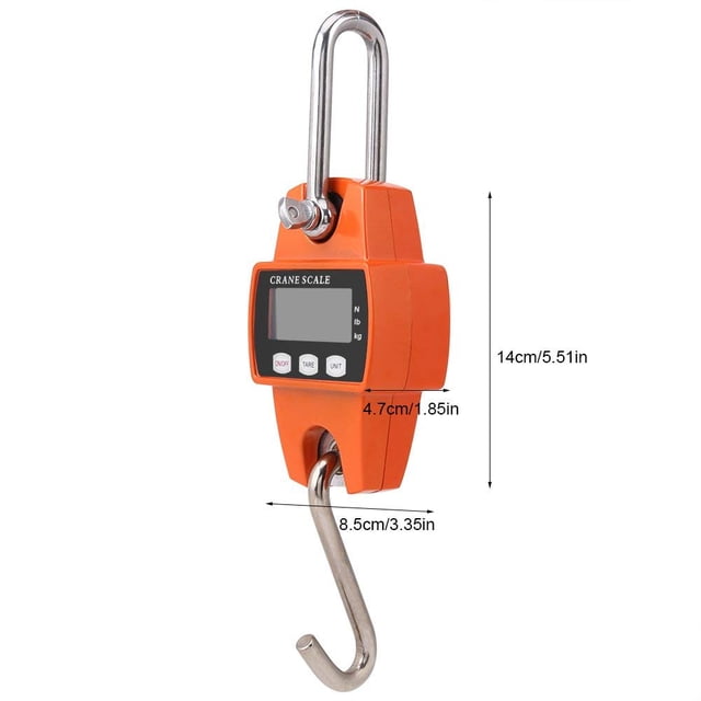 Balanza de peso electrónica Max 300KG, Balanza electrónica Mini Balanza portátil LCD LCD digital colgante con gancho LingWen 8390606727268