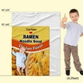 thumbnail image 3 of Custom Blanket with Ramen Noodle Pattern,Funny Food Personalized Blankets with Name,Novelty Gifts for Food Lover,Customized Blanket for Birthday Christmas, 60"x80"-Adults/Twin Size, 3 of 6
