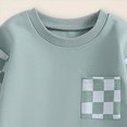 thumbnail image 5 of TOWED22 Baby Toddler Boys Outfits Set 2Pcs Long Sleeve Cute Print Graphic Round Neck Sweatshirt Top Sweatpants Casual Fall Winter Clothes(Green,6-12 M), 5 of 5