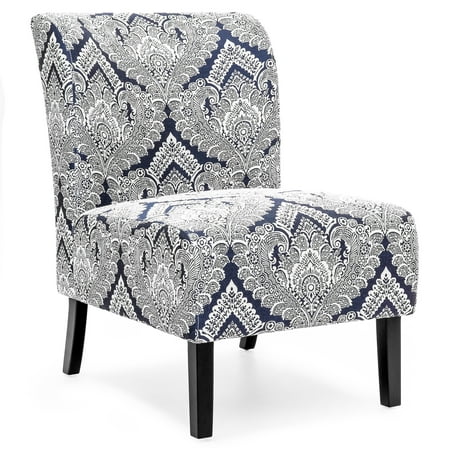 Best Choice Products Polyester Upholstered Modern Armless Accent Chair,