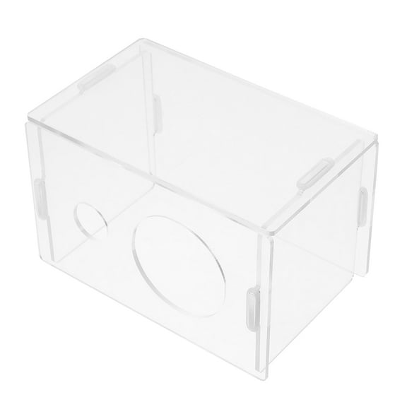 Soimiss Decorative Rat Hideout Hamster Hideaway Acrylic Safe Shelter 1Pcs