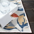thumbnail image 5 of SAFAVIEH Sunrise Cole Floral Reversible Indoor/Outdoor Area Rug, Ivory/Rust Blue, 5'3" x 7'7", 5 of 9