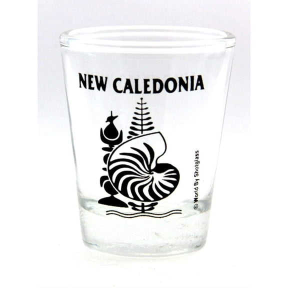 New Caledonia Coat Of Arms Shot Glass