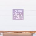 thumbnail image 4 of Creative Products You Go Girl 12x12 Canvas Wall Art, 4 of 5