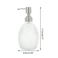 thumbnail image 4 of Unique Bargains 1 Pc Reusable Pineapple-shaped Soap Dispenser 11.84oz Clear Silver, 4 of 6