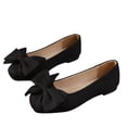 thumbnail image 6 of Samdudou Ballet Flats Closed Toe Bow Knot Slip On Flat Summer Casual Dressy Everyday Ladies Office Style Footwear Outdoor Vacation Daily Wear Lightweight Walking Modern Trendy, 6 of 9
