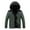 Green, variant on Utlike Boys Padded Jacket Autumn Winter Warm Casual Fashion Combination Thick Padded Hooded Coat Boys School Jackets Regular Fit Size 11