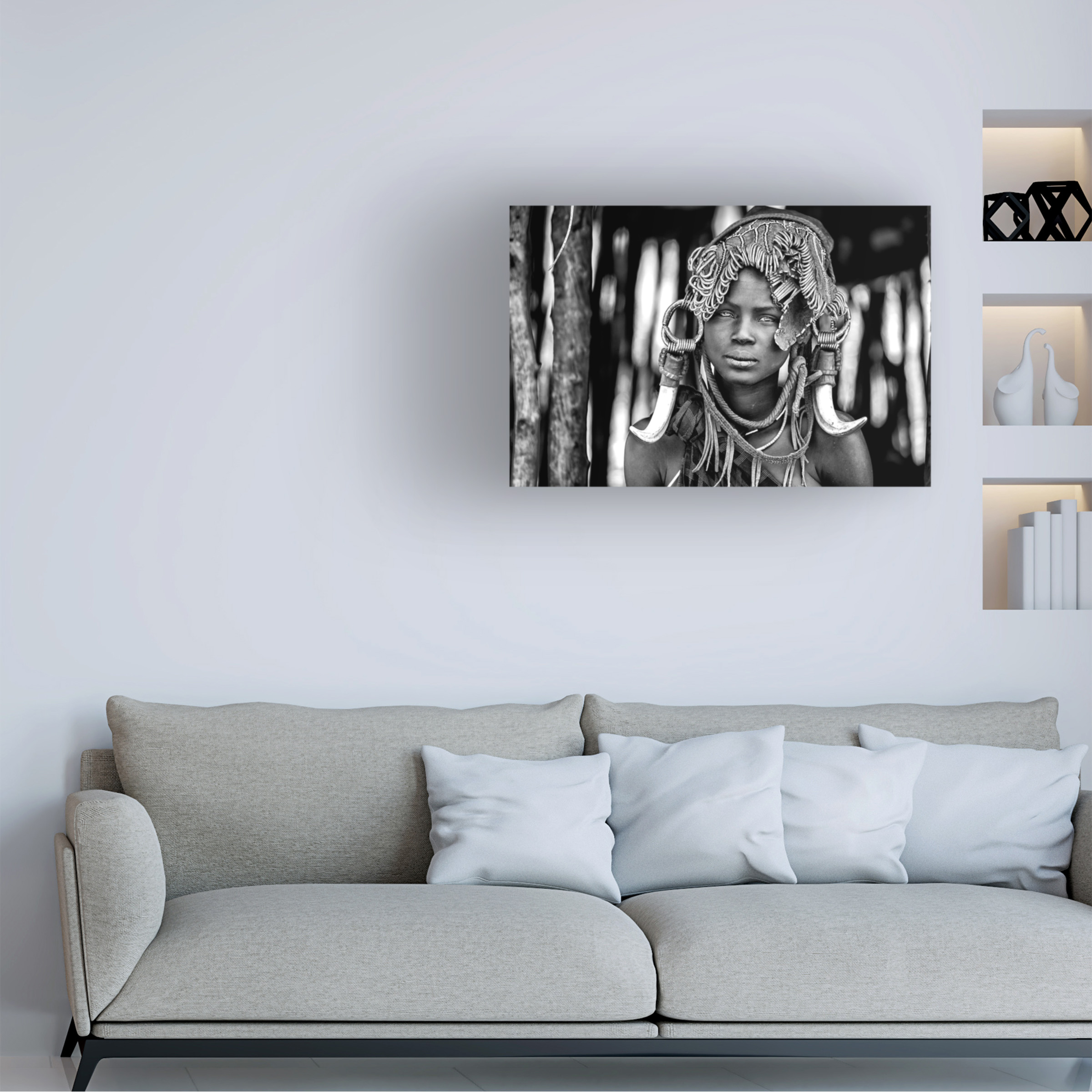 Vedran Vidak 'Mursi' Canvas Art