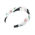 thumbnail image 5 of Unique Bargains 1 Pc Grace Leaf Pattern Headbands for Women White, 5 of 6