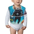 thumbnail image 6 of Kdxio Underwater Diving Cat Bibs For Babies, Baby Bibs for Eating, Toddler Bibs, Waterproof Bibs, Feeding Bibs, for Toddlers, Boys, Girls, 6 of 8