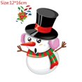 thumbnail image 1 of Pegatinas navideñas para ventana, adornos navideños para el hogar, decoración de fiesta de Navidad, Feliz Año Nuevo, 2022, 2023, 1 of 4