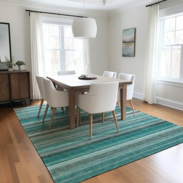Chantille ACN535 Teal 26" x 310" Rug
