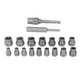 thumbnail image 5 of Removedor de tornillos, extractor de tornillos de 18 piezas, herramienta de eliminación de tornillos rotos, removedor de tuercas multifuncional, 5 of 14