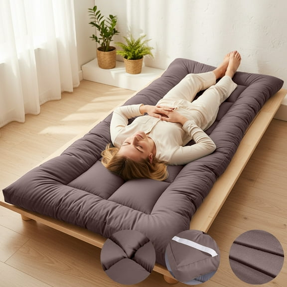 Foldable Mattress, Extra Thick Fiber Design for Enhanced Support, Soft and Breathable, Easy to Store and Transport, Ideal for Student Dorms and Small Spaces