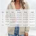 thumbnail image 2 of Lutiedan Womens Sherpa Fleece Jacket Zip up Thick Warm Hooded Jacket Long Sleeve Casual Fall Winter Coat with Pockets S-3XL, 2 of 6