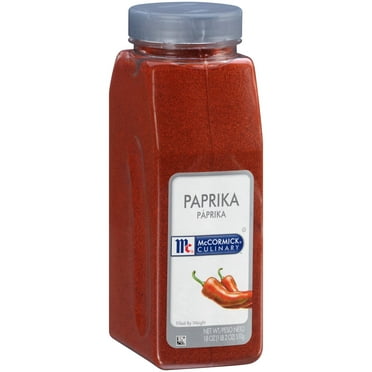 McCormick Culinary Paprika, 18 oz HYZ01 - One 18 Ounce Container of Sweet Paprika Seasoning, Perfect with Chicken, Pork, Beef Marinades and Dressings