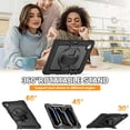 thumbnail image 4 of Funda SEYMAC para iPad Pro 13 2024 M4 con protector de pantalla, color negro, 4 of 8