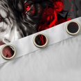 thumbnail image 4 of Feelyou 3D Wolf Blackout Curtains Set of 2 (52x84 Each) for Teens, Cartoon Animal Window Curtains, Black Red Graffiti Curtains and Drapes, Curtains and Drapes Home Decor, 4 of 6