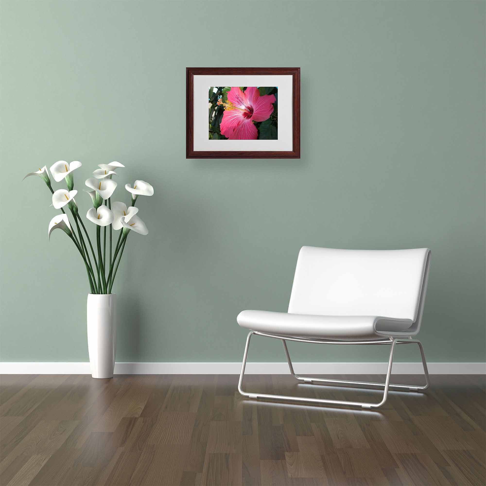 Trademark Fine Art "Empowering Bliss" Canvas Art by Monica Fleet, Wood Frame