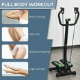 thumbnail image 2 of Twist Stepper réglable Mini Twister Stepper Home Gym avec écran LCD et cordes, 2 of 9