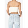 thumbnail image 2 of TheMogan Women's Solid Spaghetti Straps Ribbed Seamless Stretch Crop Cami Tank Top, 2 of 7