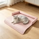 thumbnail image 5 of Alfombrilla refrescante para perros y gatos, de tela de seda de hielo, lavable para sofá y cama de suelo, base antideslizante, cojín de verano para clima caluroso., 5 of 5