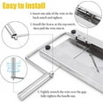 thumbnail image 3 of Wire Cheese Cutter, Stainless Steel Cheese Cutter with 6 Replacement Wires, Butter Cutter, Cheese-Cutter, Cheese-Slicer, Metal Cheese Slicer for Soft Cheese and Butter, 3 of 5