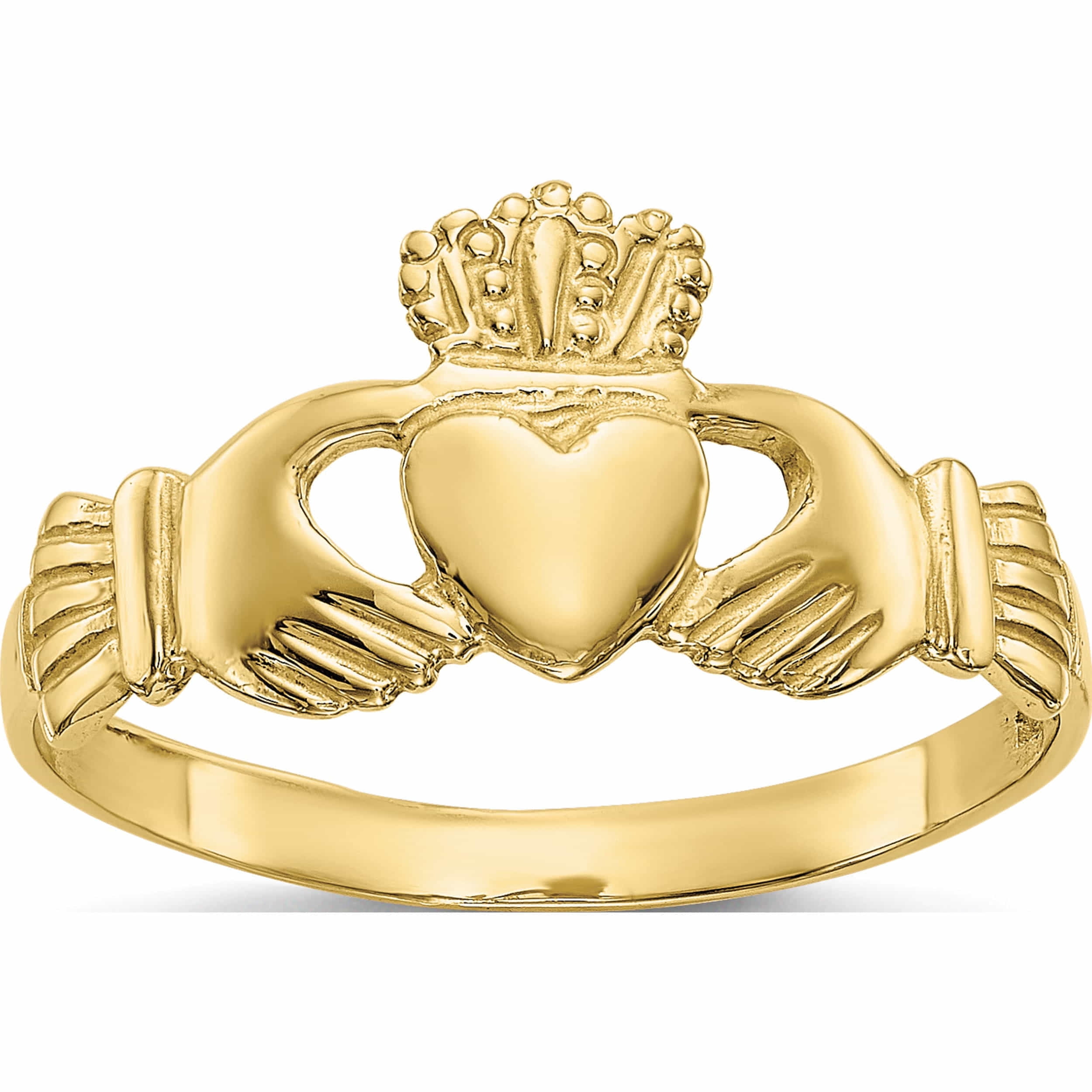 Claddagh Gold Exquisite .925 Sterling Silver Engravable Sea Mermaid Ocean Pendant Necklace (20