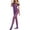 Purple, variant on YANHAIGONG Sexy Stockings For Women Women Sexy Purple Leopard Print Bodysuit Stockings Open File Sexy Lingerie Compression Stockings For Women