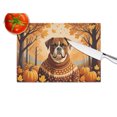 thumbnail image 4 of Carolines Treasures DAC1026LCB 15 x 12 in. Boxer Fall Glass Cutting Board - Large, 4 of 5
